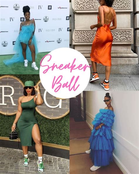 sneaker ball outfits for ladies.